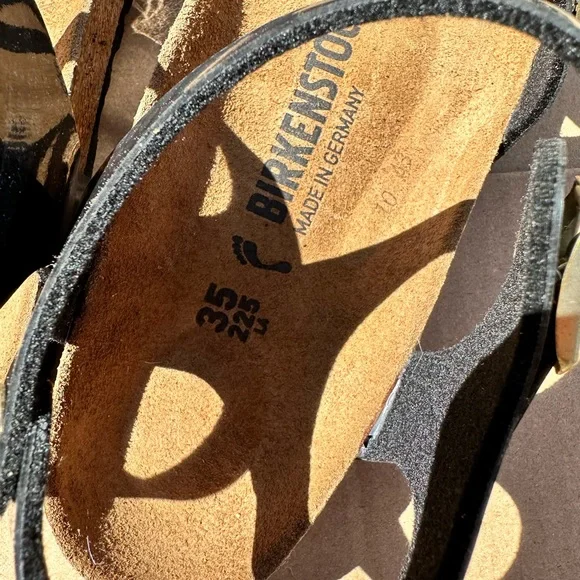 Kumba Birko-Flor Black/Navy, Brand new Birkenstocks. Never worn. Sz 35 - Picture 3 of 7